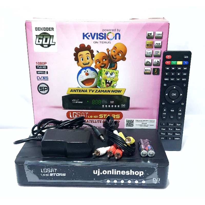 Receiver Parabola K-vision Gol LGSat Stars Paling Laris