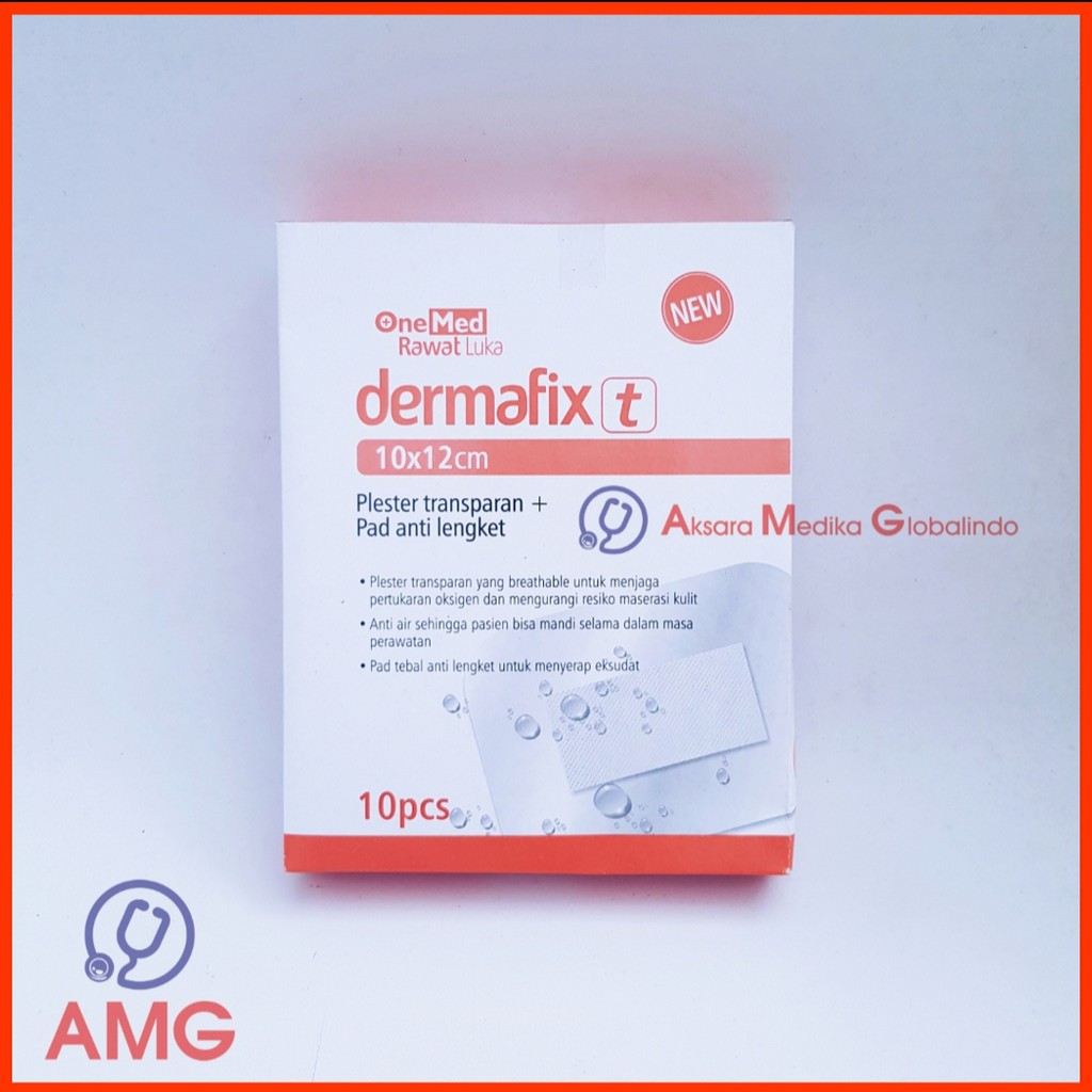 DERMAFIX 10X12CM 1 LEMBAR PLESTER ANTI AIR #AMG