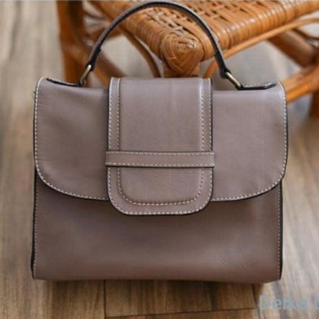 Tas Kulit Sapi Asli DL018 Wanita/ Tas Papirut Asli Kulit Sapi Garut/ Tas Selempang Kulit Sapi Asli 1