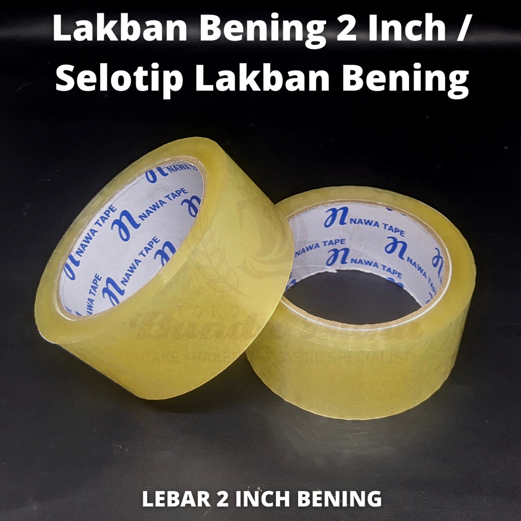 

Lakban Bening 45mm / Selotip Solasi Lakban Besar