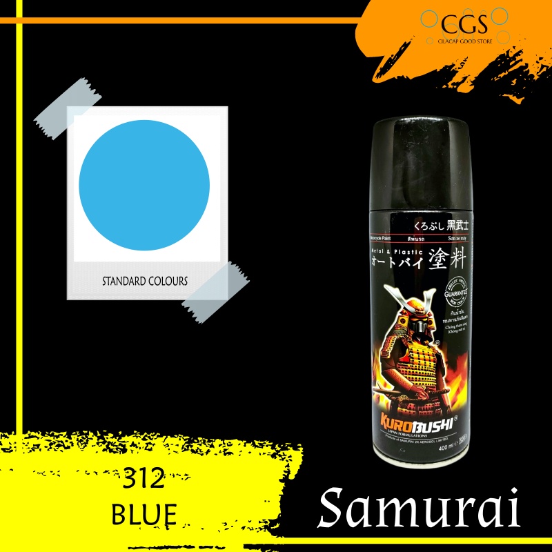 Pilok Samurai BIRU 312 - samurai biru 312 - pilok samurai biru muda - pilok samurai biru langit - ca