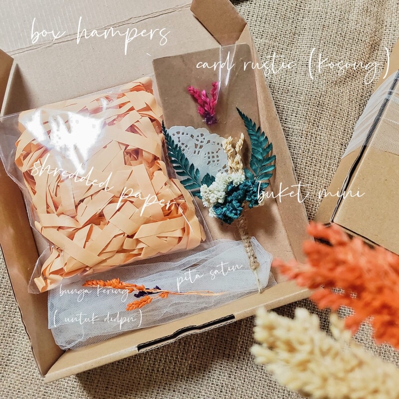

BOX HAMPERS | paket komplis box kado