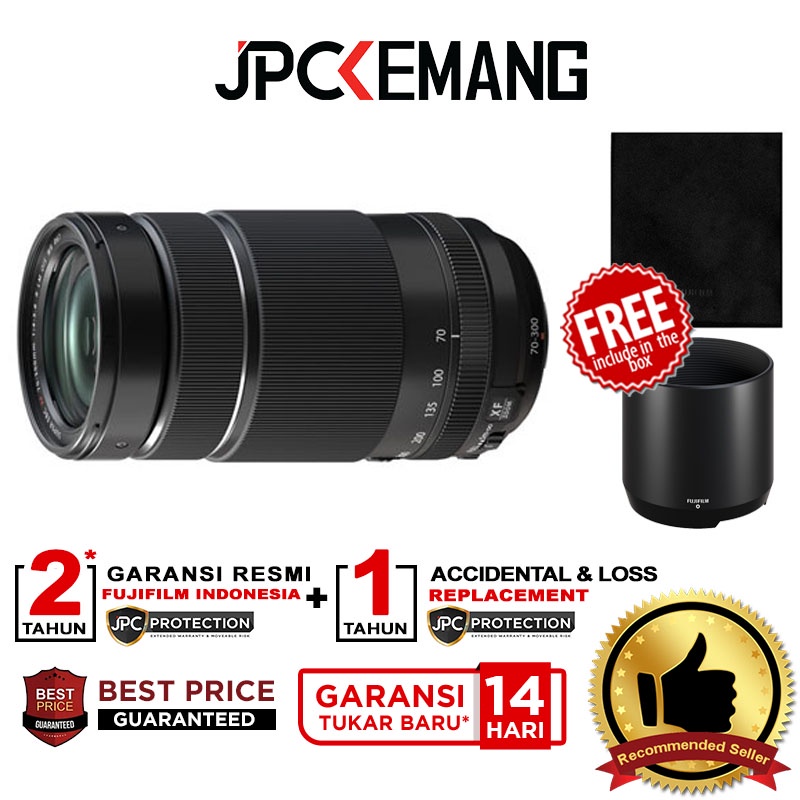 Fujifilm XF 70-300mm F4-5.6 R LM OIS WR Fujinon XF70-300mm Garansi Resmi
