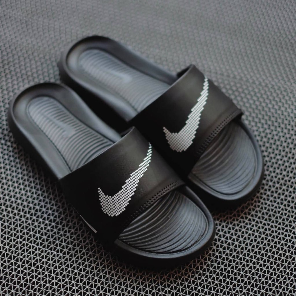 Sandal Nike Victory One Slide 3D Black White
