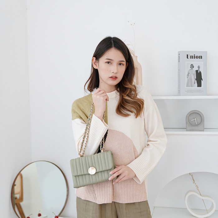 Tas Wanita Shoulder Bag Willow Sage Green Merche