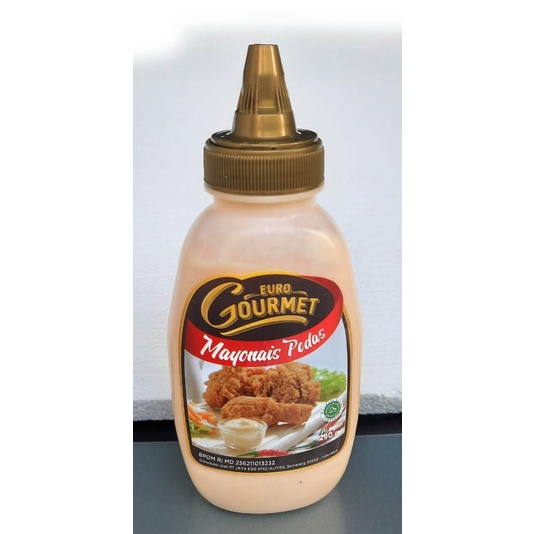 Euro Gourmet Mayonaise Pedas / Hot Kemasan Botol 290 ml Mayones dan Mayonnaise Mayonais