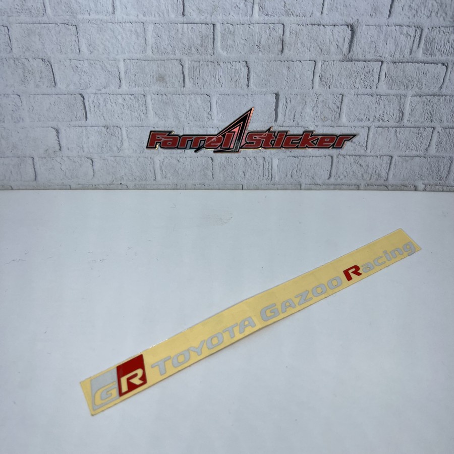 Stiker GR sport sticker Toyota Gazoo Racing 15cm reflektif cutting