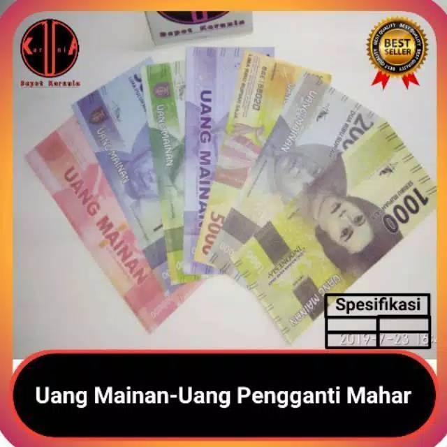 Uang Mainan untuk Kreasi Mahar / Uang Mainan Monopoly