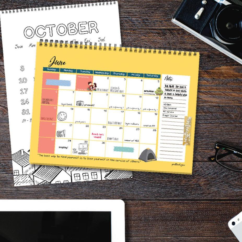 

[COD] Kalender Meja 2021 - Naiara Alexa Charis Odessa Tedra Mr Simple