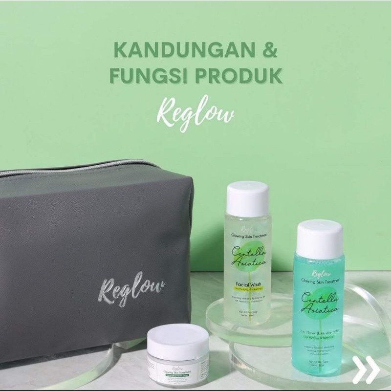 Paket skincare REGLOW Glowing skin Treatment skincare BPOM REGLOW skincare original skincare