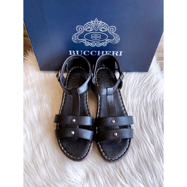 PSPGN.CO | SEPATU SANDAL ORIGINAL BRANDED BUCCHERI WANITA 005 BLACK
