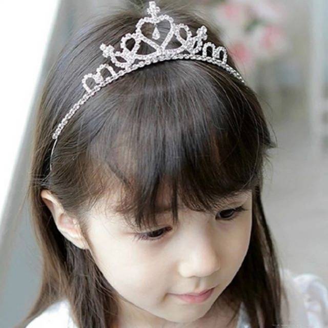 GS3039 DIAMOND PRINCESS HAIRBAND / Mahkota anak perempuan / tiara princess / jepit rambut bando