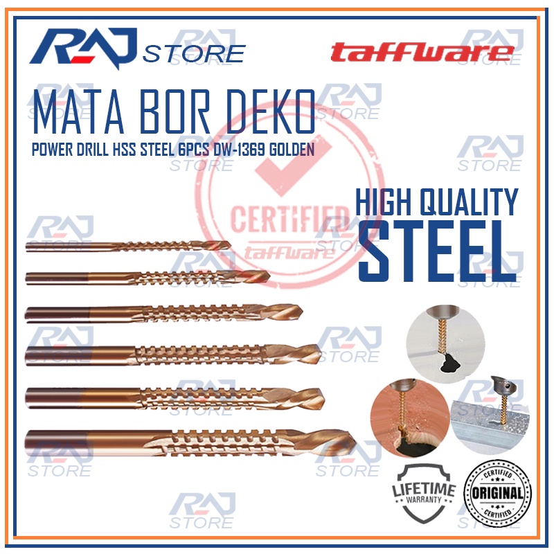 [BEST QUALITY] MATA BOR ukir kayu DEKO HSS BAJA 1 SET 6PCS