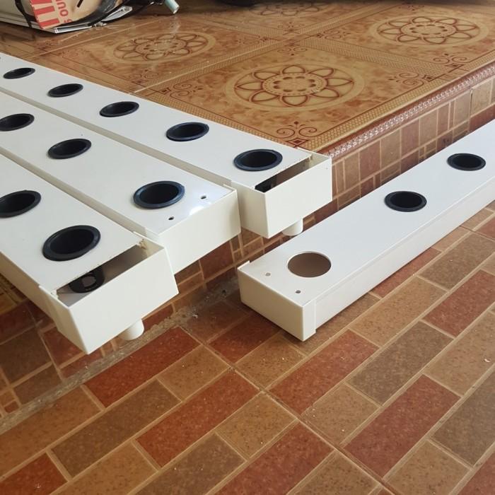 Paket Nft 1 M Gully Talang Kotak Hidroponik Lengkap Dgn Tutup & Netpot