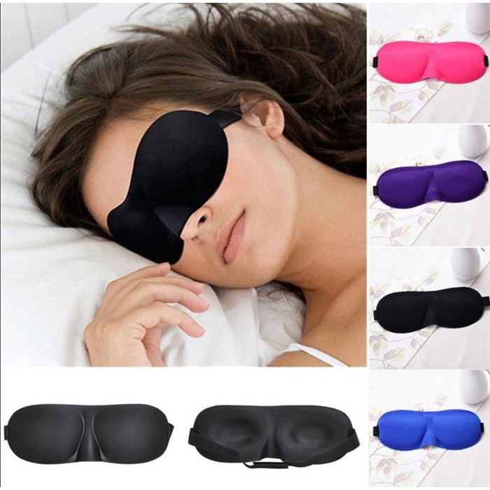 PENUTUP MATA UNTUK TIDUR Penutup Mata 3D Tidur Sleep Eye Mask Travel Masker Pelelap Kacamata Tidur