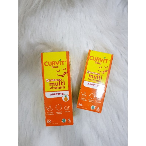 Curvit Syrup 120ml dan Curvit syrup 60ml