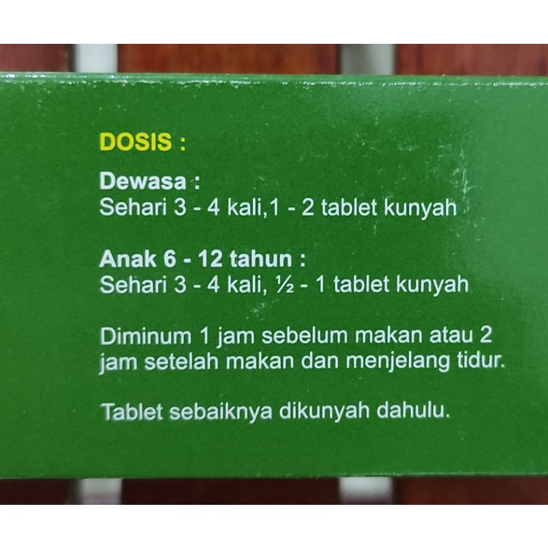 Atmacid 10 Tablet Kunyah / Obat Maag / Kembung / Asam Lambung / Nyeri Ulu Hati