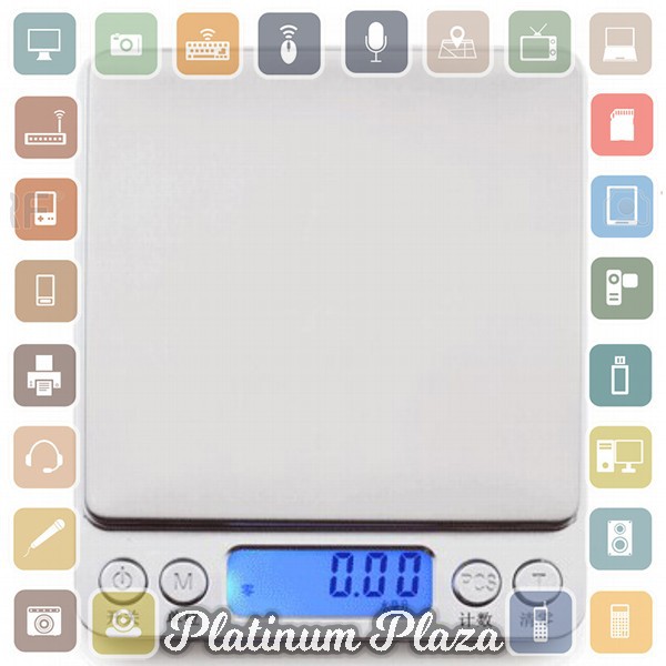 Timbangan Dapur 1kg 0.1g - Silver`77QOV4-