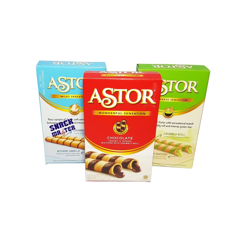 

ASTOR Mini Pack 40g - Chocolate / Milk / Green Tea