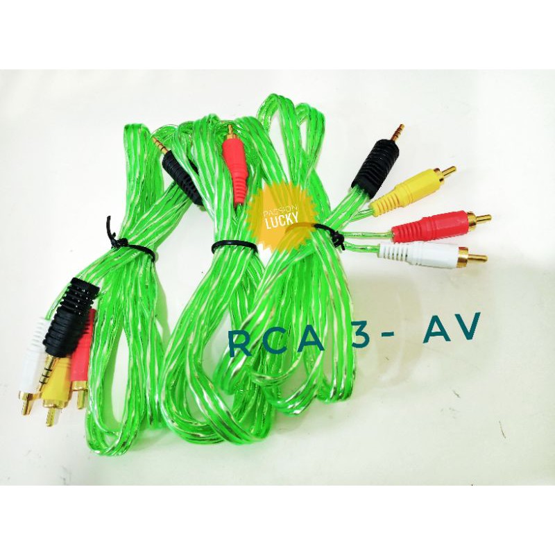 KABEL AUDIO AV TO RCA 3