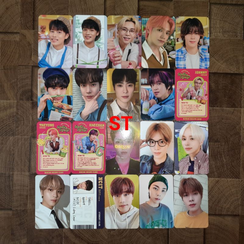 Sharing Official Merchandise NCT 127 NCIT Baker House &amp; Slow Acid Photopack Photocard ID Card Recipe