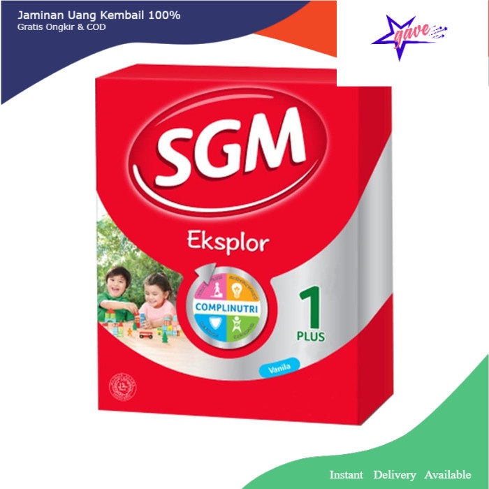 [ COD ] Susu SGM Eksplor 1+ Vanila 400 gram