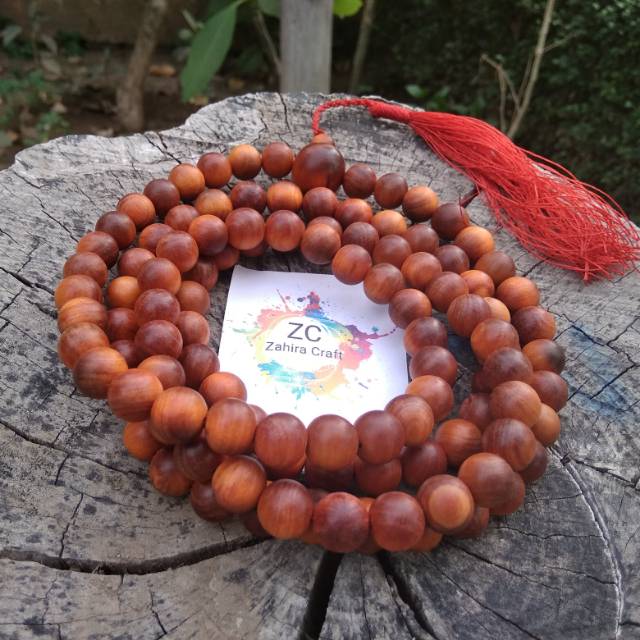 Tasbih Budha kayu Aghatis atau kayu kingwood