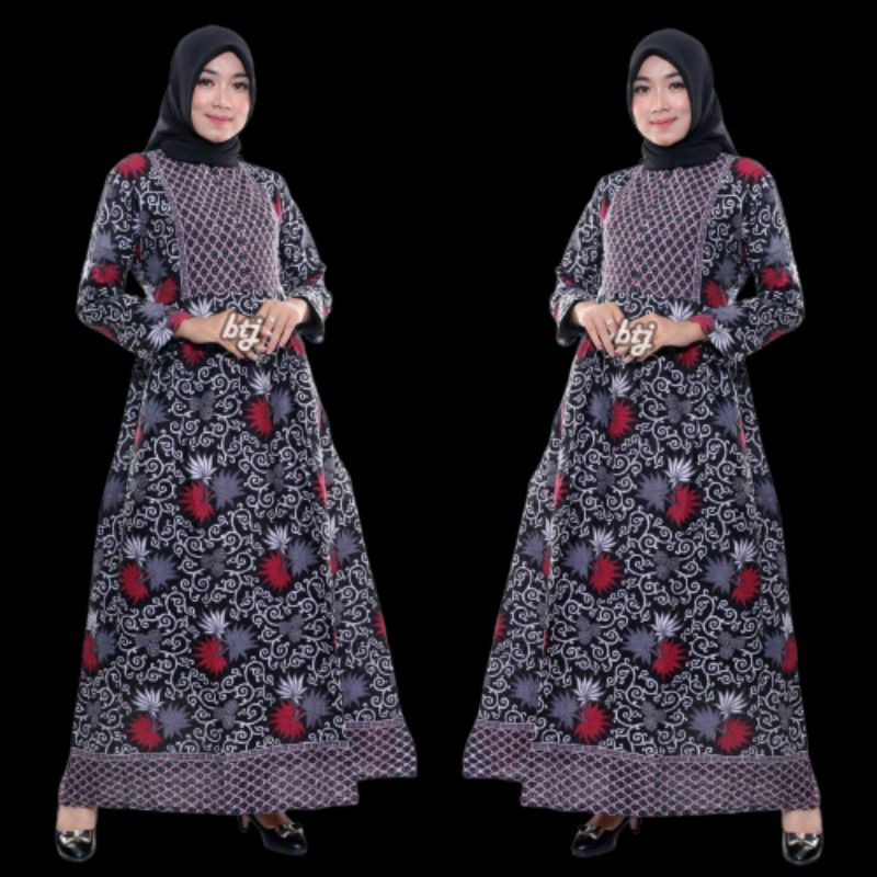 Batik Couple Keluarga Maura Batik Couple gamis baju batik pasangan Baju batik keluarga batik