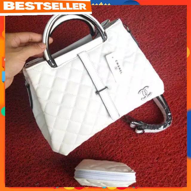 TAS BRANDED OFFICE 3 RUANG HANDBAG SET POUCH BATAM WANITA BEHEL TOP HANDLE LIDAH MAXY FLAP LA,MBSKYN