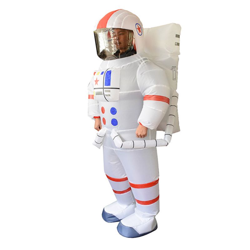 Mary 150-195 cm Kostum Astronot Tiup Novelty Cloth Full Body Alat Peraga Wahana