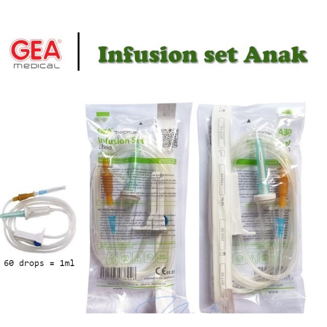 Selang Infus / Infusion Set Anak / Infus Set Anak &amp; Dewasa