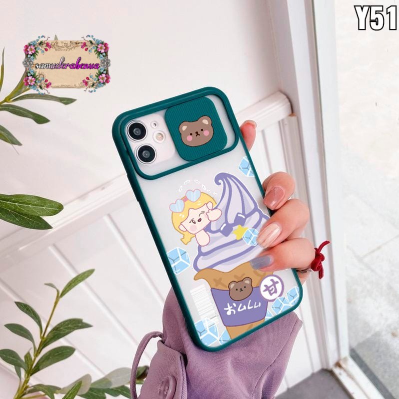 SS078 SOFTCASE slide KARAKTER  VIVO Y21 Y21S Y33S Y15S Y01 Y12 Y15 Y17 Y20 Y12S Y20S Y30 Y50 Y30I Y91 Y51 Y91C Y1S SB2913