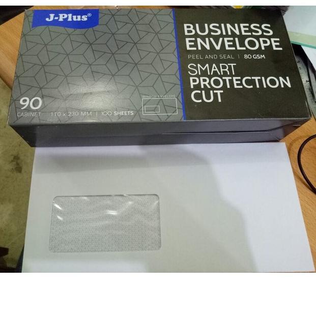 

Promo - Amplop Putih Jendela KIRI / Amplop Window No.90 JPLUS Biru ~