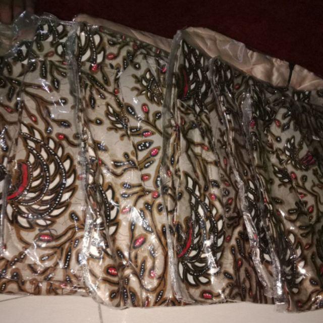 Distro Batik Hrb026 Kenongo Kemeja Tosca Pende Pekalongan Padi M L Xl Sogan Tulis Halus Kemeja Batik