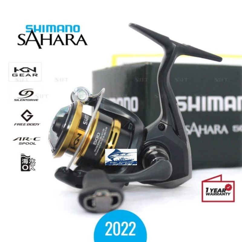REEL SPINNING SHIMANO SAHARA 500 POWER HANDLE NEW 2022 BEST SELLER REEL MURAH