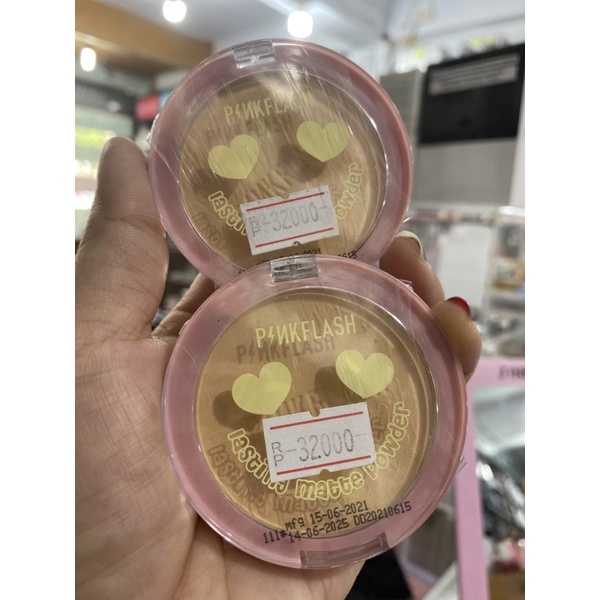 PINKFLASH PINK FLASH MATTE POWDER BEDAK PADAT