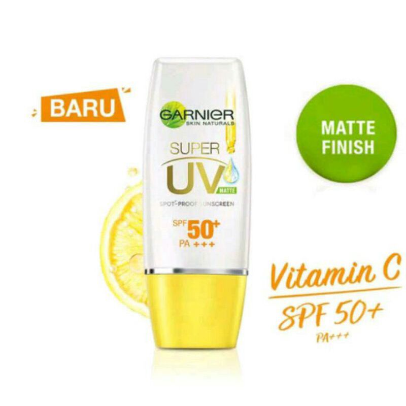 GARNIER Light Complete SUPER UV Sunscreen SPF 50 PA+++ MATTE NATURAL