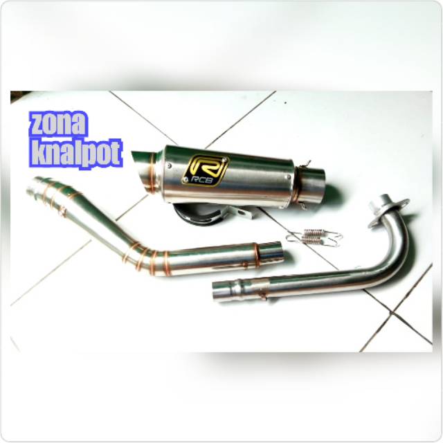 KNALPOT RACING RCB JUPITER-Z VEGA SMASH SHOGUN.KNALPOT RCB BEBEK KOLONG