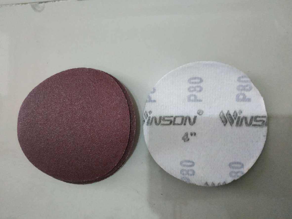 Amplas Bulat Velcro 4 Winson / Amplas Tempel4 Winson 100% Ori Paper 60 80 100 120 150 180