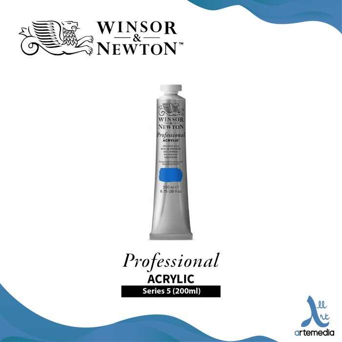 

Winsor & Newton Professional Acrylic 200ml Series 5 Acrylic Color Paint Cat Akrilik