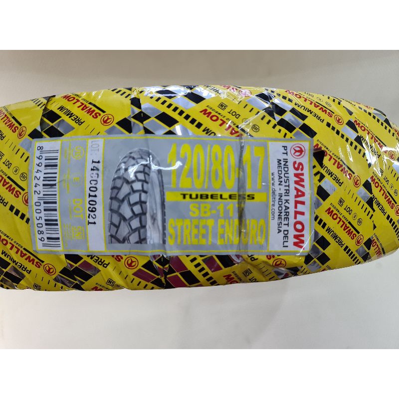Ban Luar Swallow Street Enduro SB - 117 120/80-17 / 120 80 17