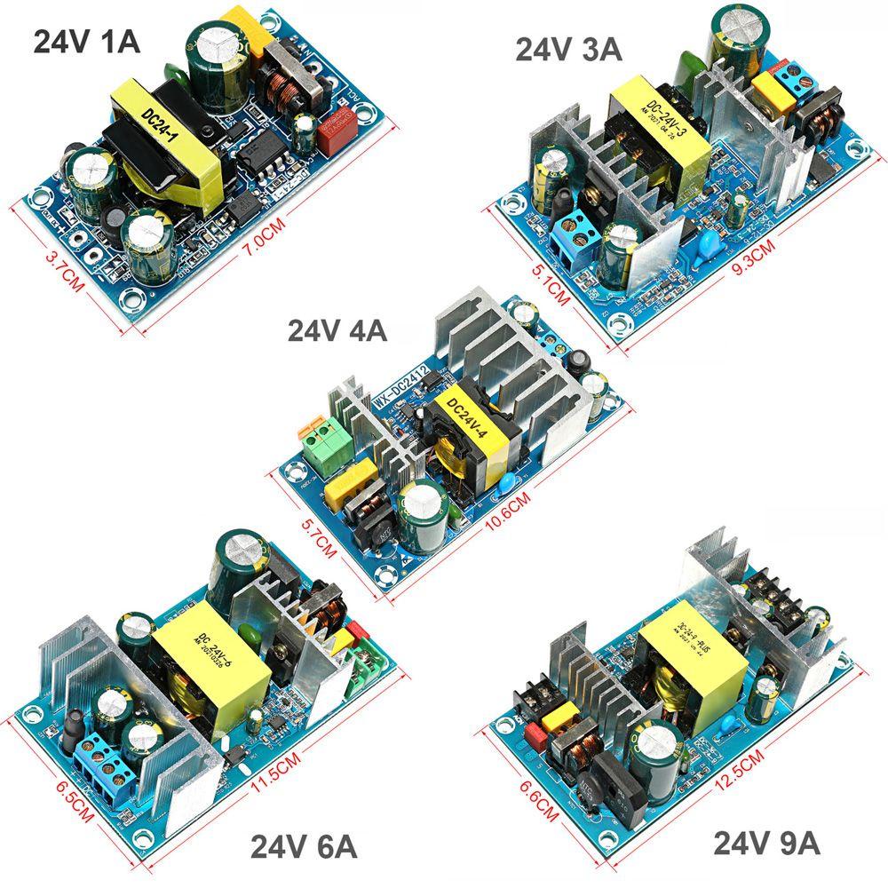 Preva Modul Power Supply Proteksi Konsleting Adaptor Stabilisasi Tegangan AC100-240V Ke DC 24V