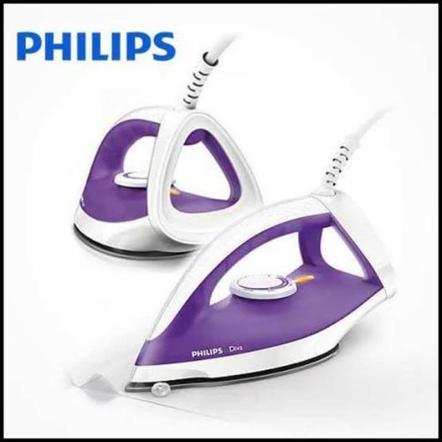 Setrika Philips Diva Dry Iron GC122 Gosokan Philips GC 122 Original Garansi Resmi