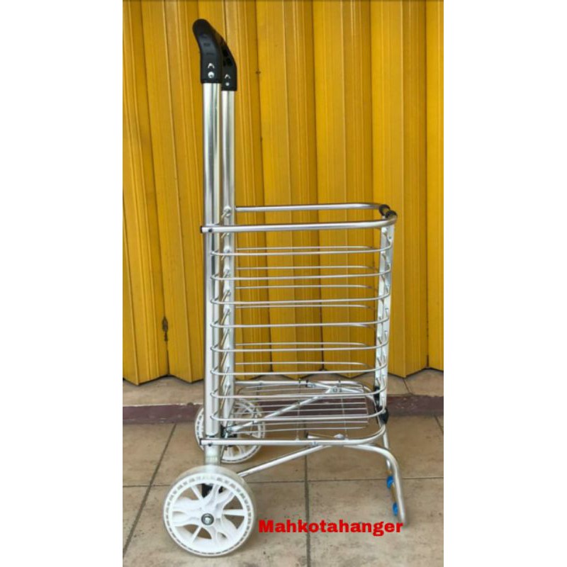 TROLLY BESI CHROME IMPORT | TROLLY KERANJANG