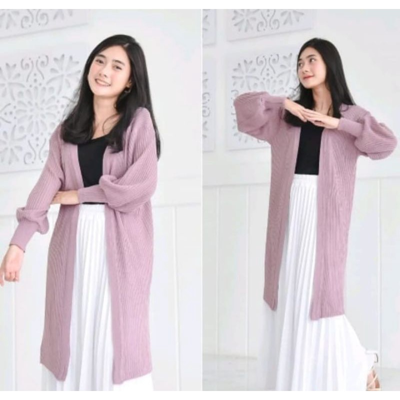 Long cardy Belle oversize - cardigan rajut panjang - cardigan rajut Belle - rajut Belle termurah - rajut Belle tebal - long cardy premium - cardigan oversize - cardigan rajut oversize terbaru - Belle cardy tebal - sweatar rajut oversize - rajut murah-Nila