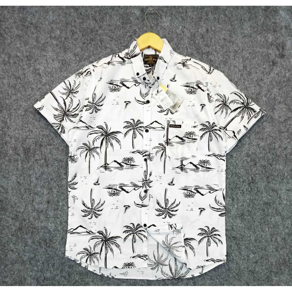 Kemeja Pantai Pria / Kemeja Pantai Lengan Pendek / Kemeja Full printing /Kemeja Pria Lengan Pendek