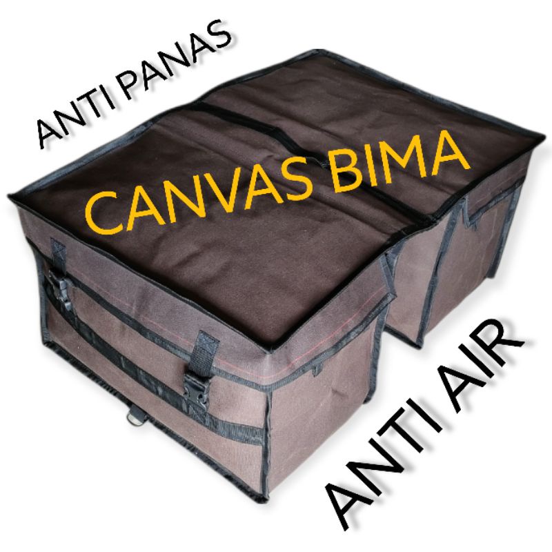 TAHAN PANAS, ANTI AIR, BAGASI MOTOR, TAS KANDEK, TAS KURIR, TAS POS, BRONJONG, BAHAN CANVAS BIMA, ANTI AIR, TAHAN PANAS