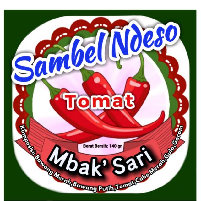 

Sambel Ndeso Mbak' Sari (Tomat)