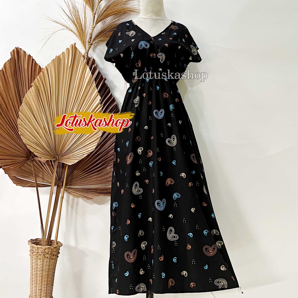 Dress Manohara Bali Panjang Molusca-Lovely Hitam