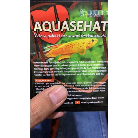 Aqua Sehat bakteri starter Aquarium Aquascape Aquariset